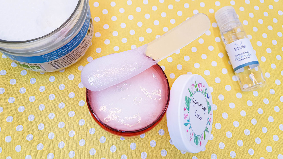 gommage sucre gelisucre sucragel coco