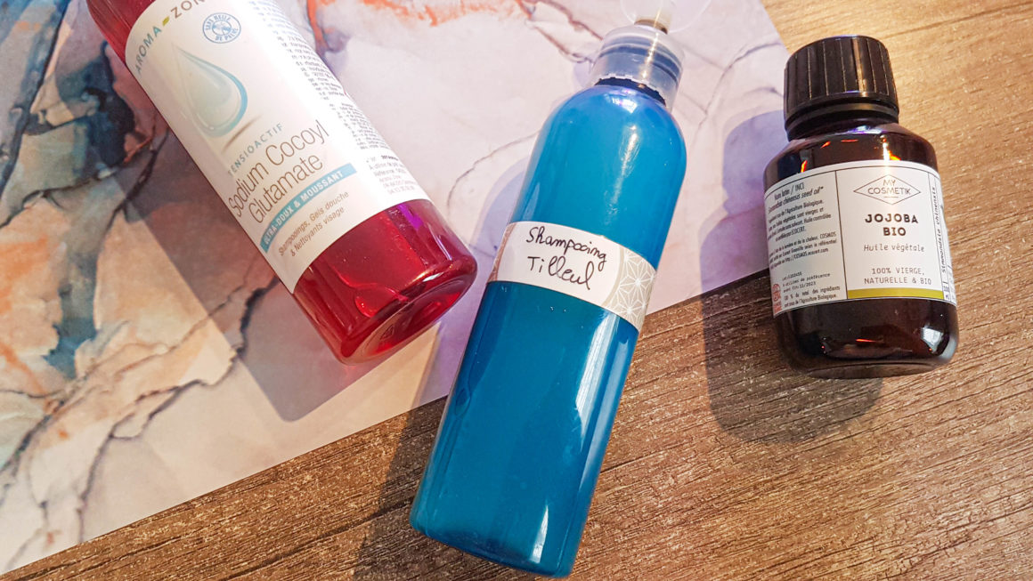recette diy shampooing liquide cuir chevelu sensible sans sulfate